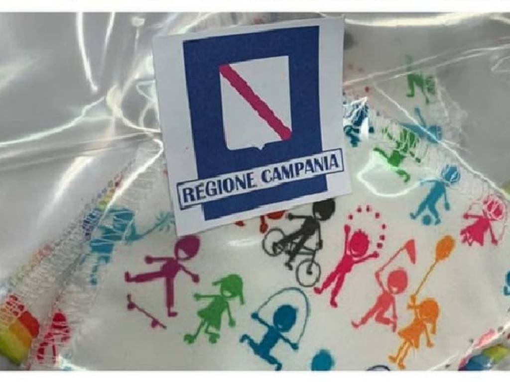 mascherine bambini regione campania