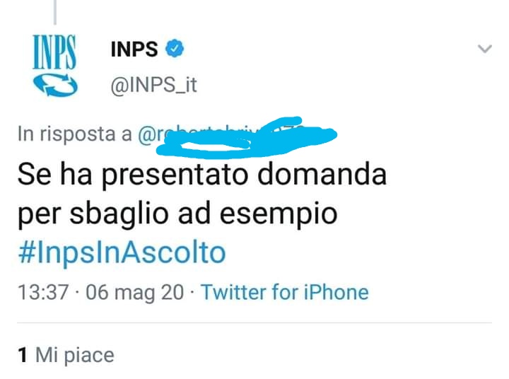 inps rinuncia bonus
